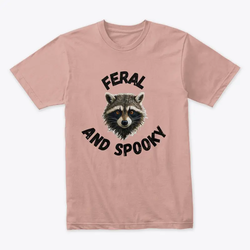 Feral and Spooky Raccoon Halloween