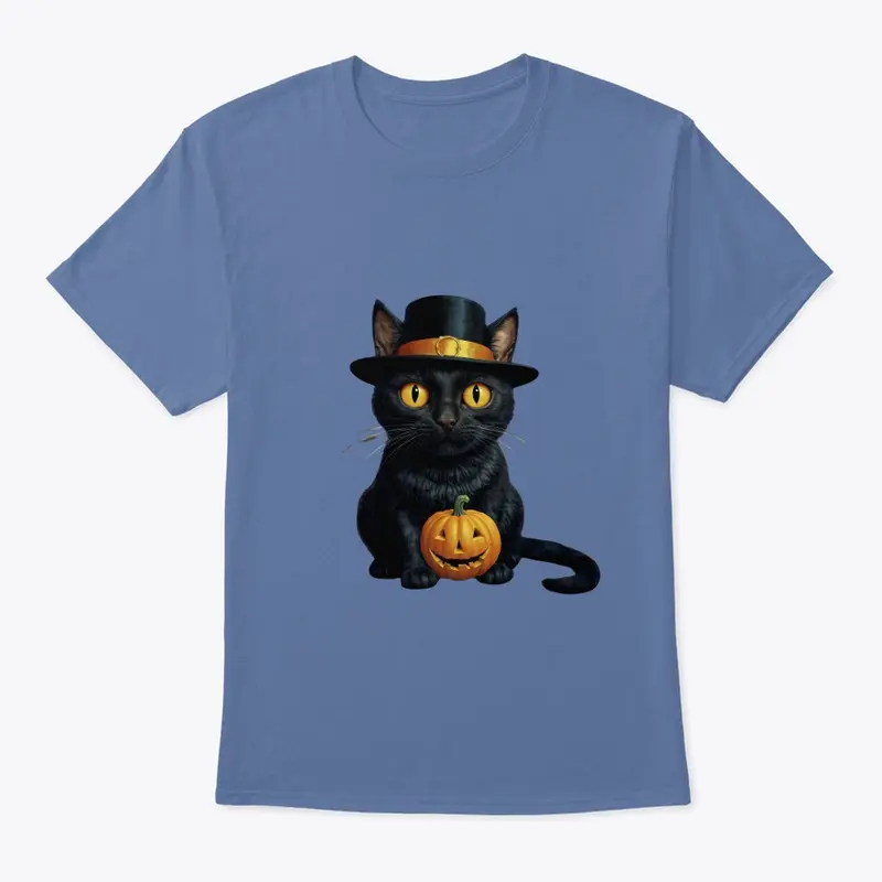 Vintage Halloween Black Cat