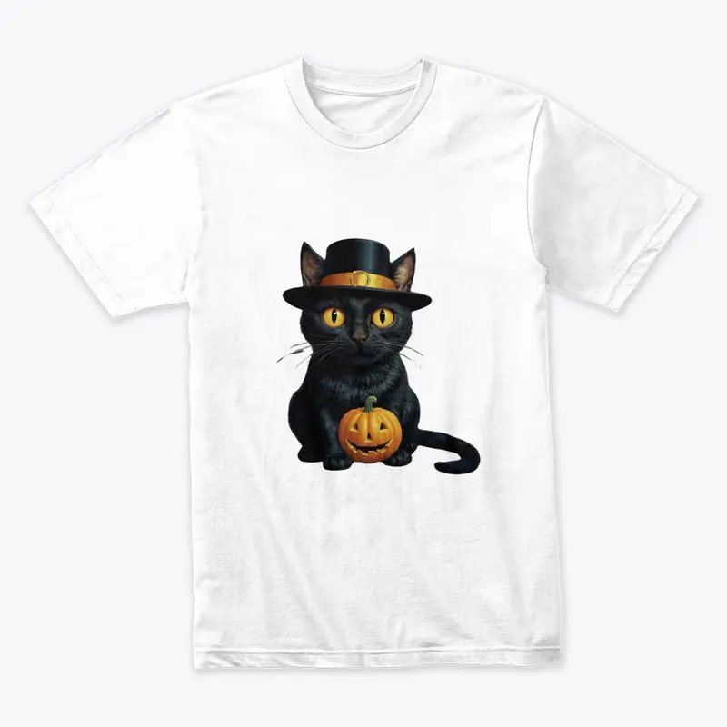 Vintage Halloween Black Cat