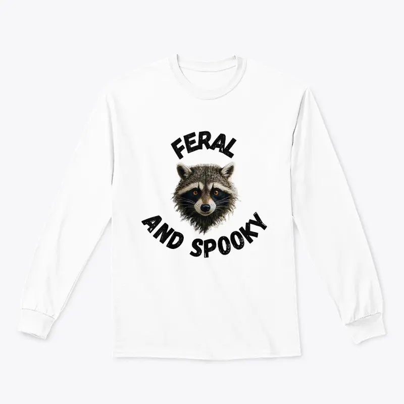 Feral and Spooky Raccoon Halloween