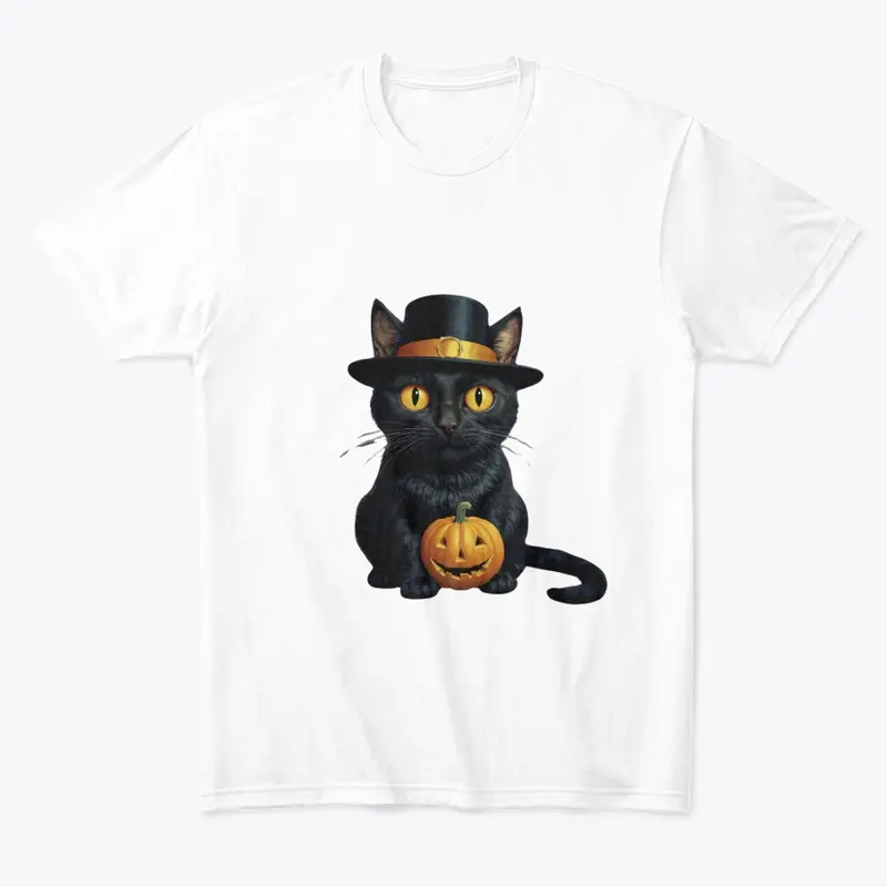 Vintage Halloween Black Cat