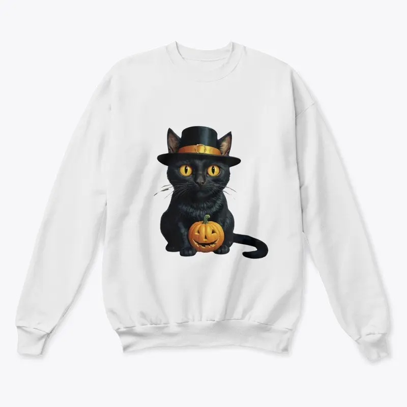 Vintage Halloween Black Cat