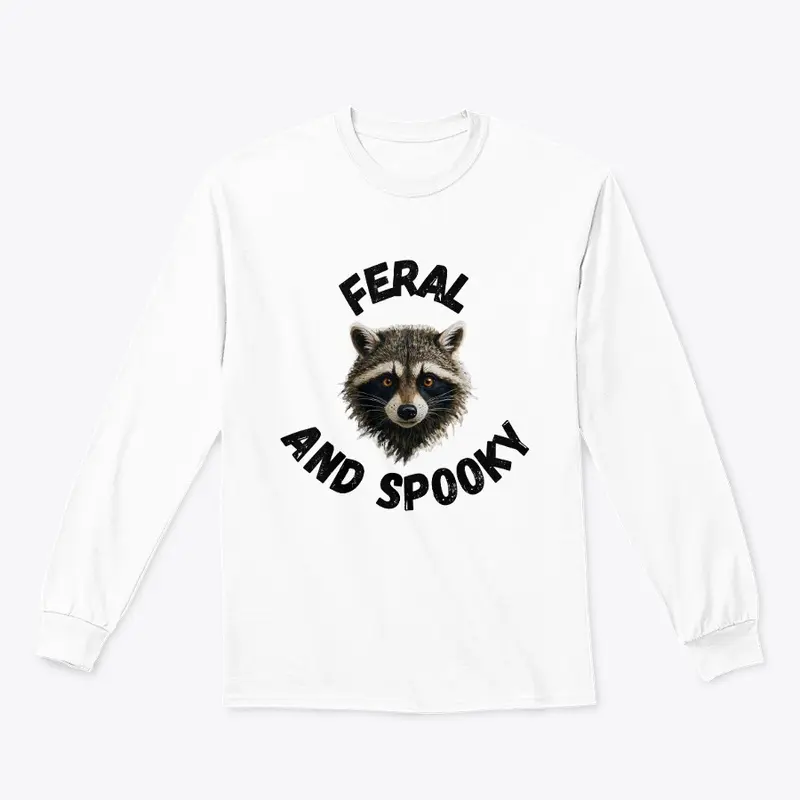 Feral and Spooky Raccoon Halloween