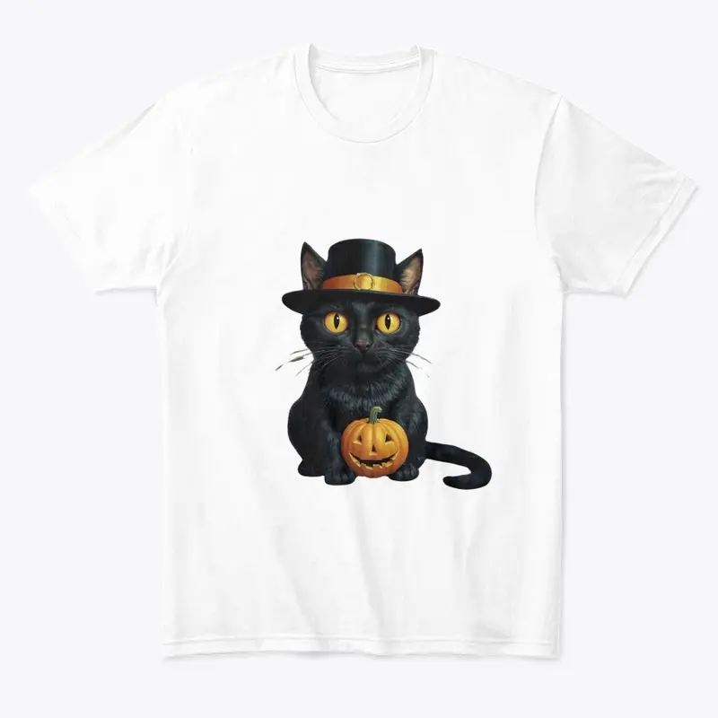 Vintage Halloween Black Cat